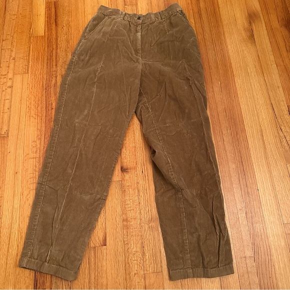 L.L. Bean Women's 10 Regular Brown Corduroy Pants Cotton Spandex (C)3 - Picture 3 of 12